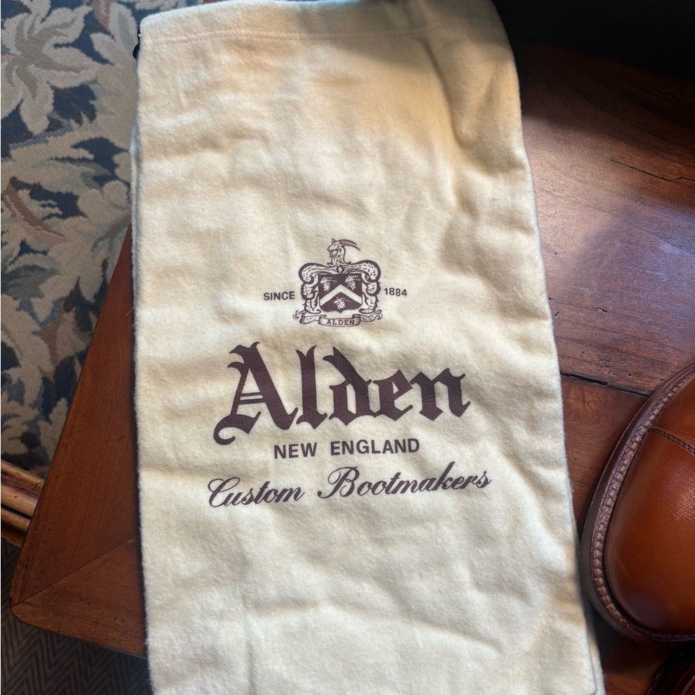Alden Brown Leather Cap-Toe Derby Oxfords - Picture 12 of 13